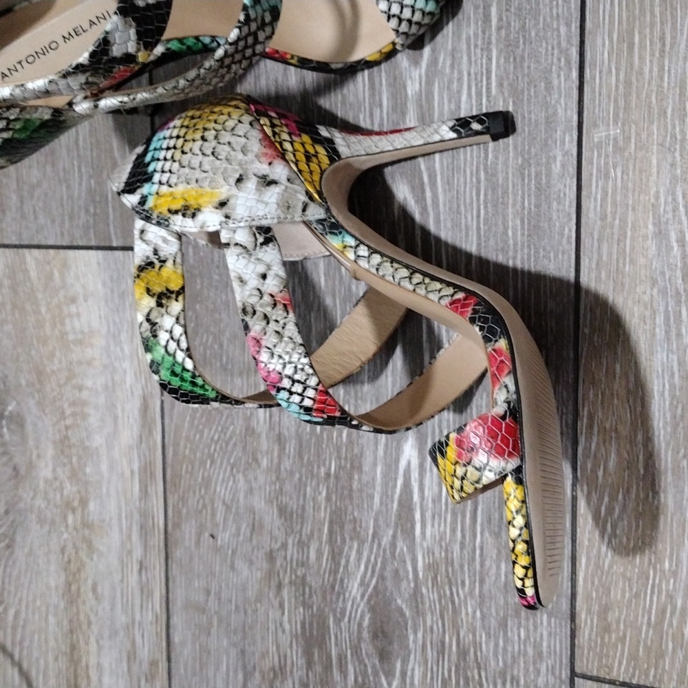 Antonio Melani Red, Yellow And Green Python Print… - image 6